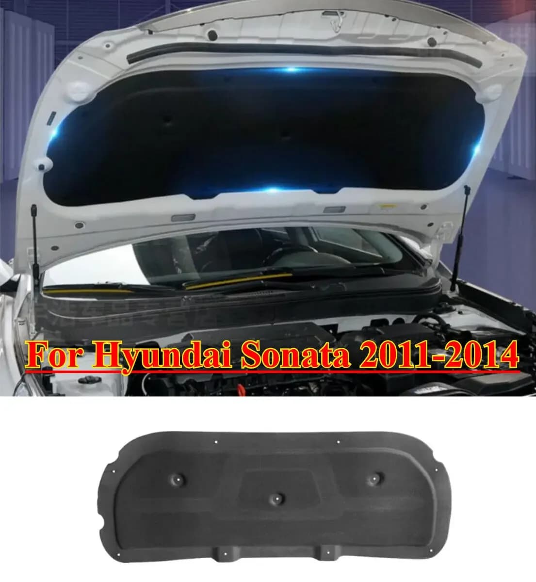 Engine Mat Hood Insulation Pad Heat Shield Blanket For Hyundai Sonata 2011-2014