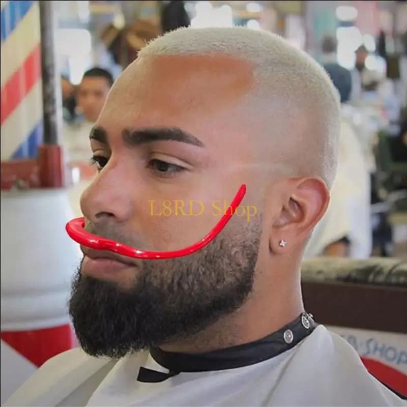 L8rd Beard shaving tool tracking guide for pencil edge in range high cut