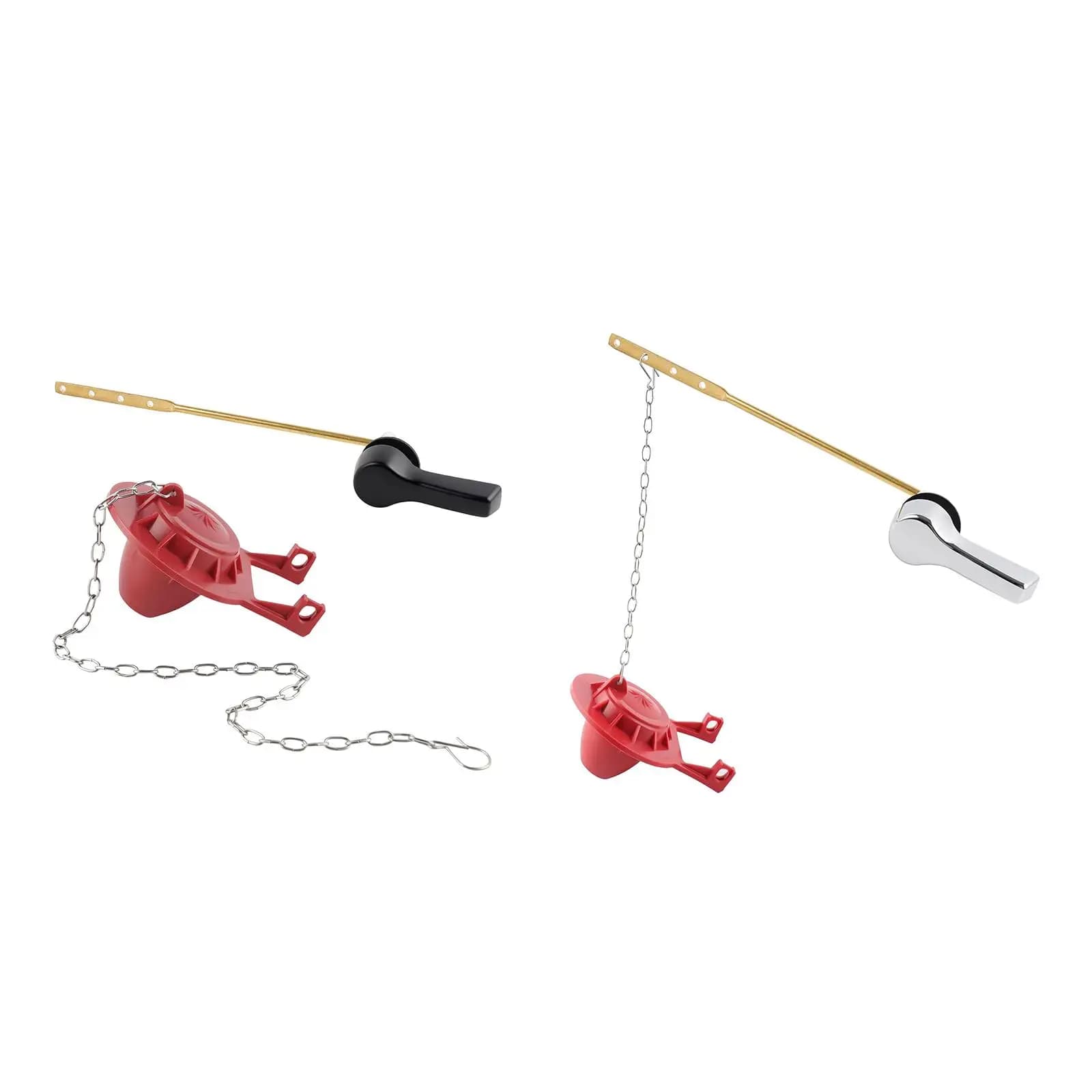 Repair kit for toilet exhaust lever, robust, easy to install, professional accessories, WC tank handle with robust design and included key