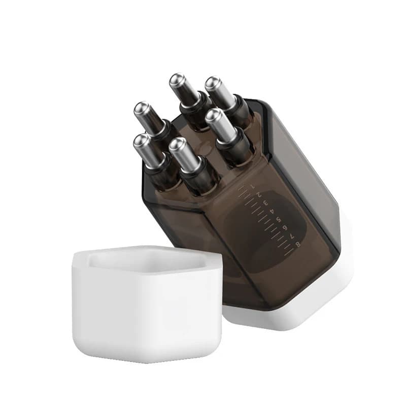 Applicatore per Cuoio Capelluto da 8ml, Pettine Liquido Portatile Mini Massaggiante, Massaggiatore Guida Liquido per Oli Essenziali, Strumento Anti-Caduta Capelli per la Cura del Cuoio Capelluto