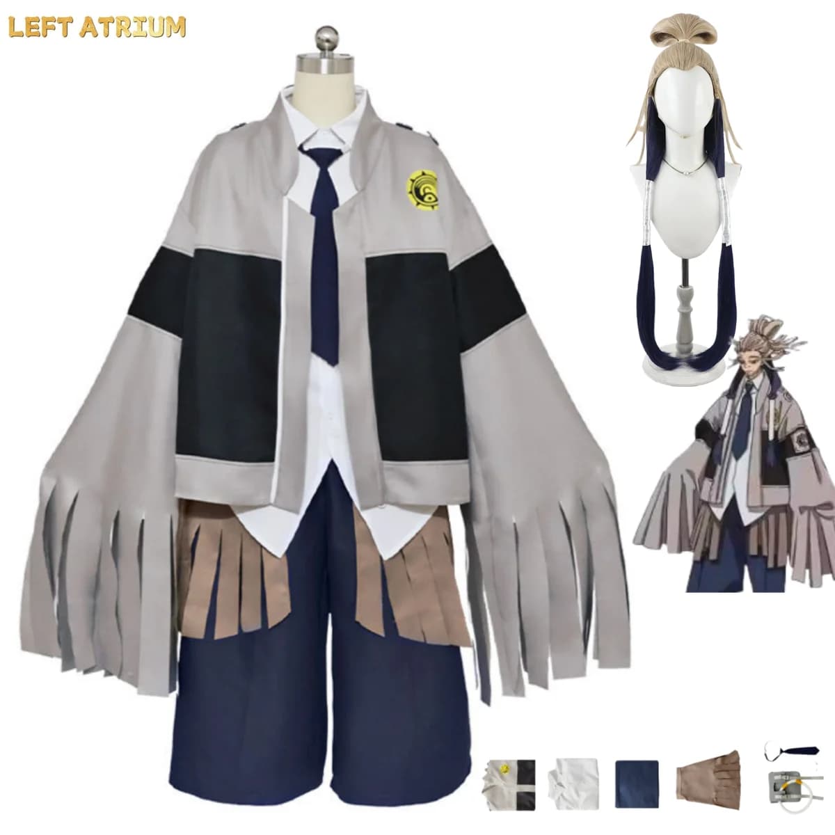 Anime GACHIAKUTA Tamsy Caines Cosplay Costume Coat Accessories Uniform Other Wig Man Woman Carnival Halloween Suit