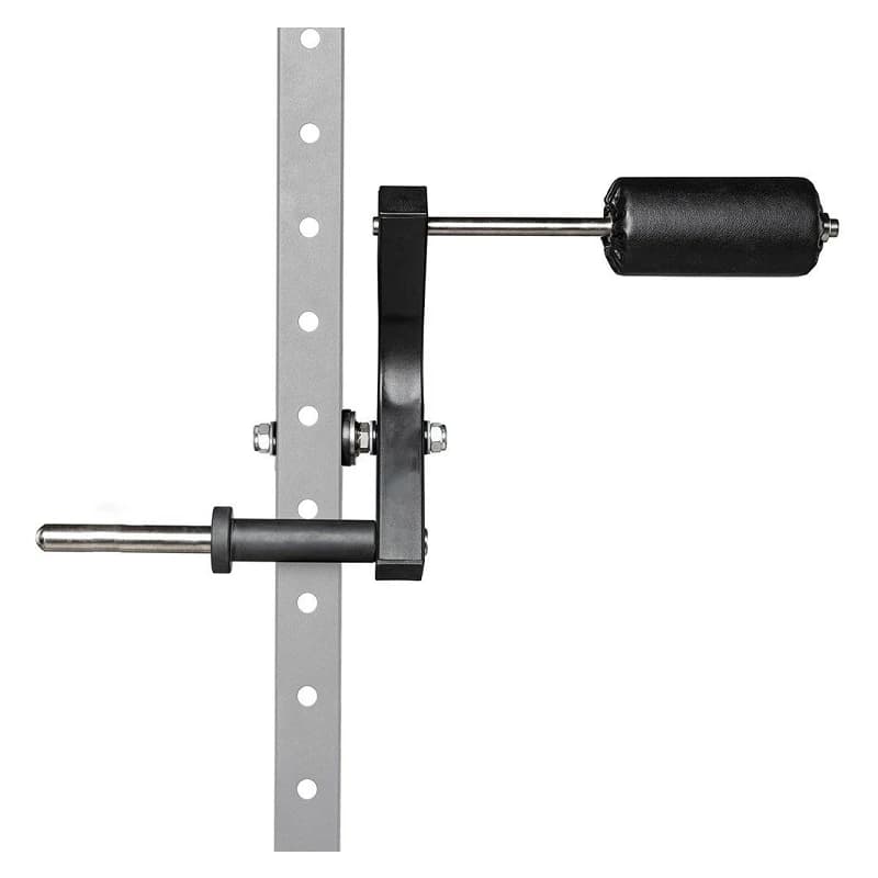Squat Rack with neck trainer, neck muscle rehabilitation training, fitness equipment with weight plate 5/8 '' and 1''