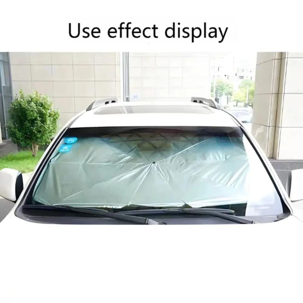 Ombrellone per auto retrattile Isolamento termico Parasole pieghevole Protezione interna Parasole per auto portatile Protezione per parabrezza
