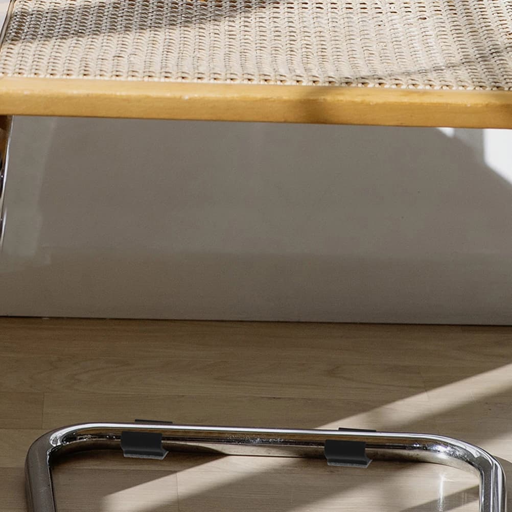8 pezzi cuscinetti per pavimento per gambe di sedie a forma di U protezioni in feltro antiscivolo per ambiente silenzioso protezioni per pavimenti per gambe di sedie per mobili