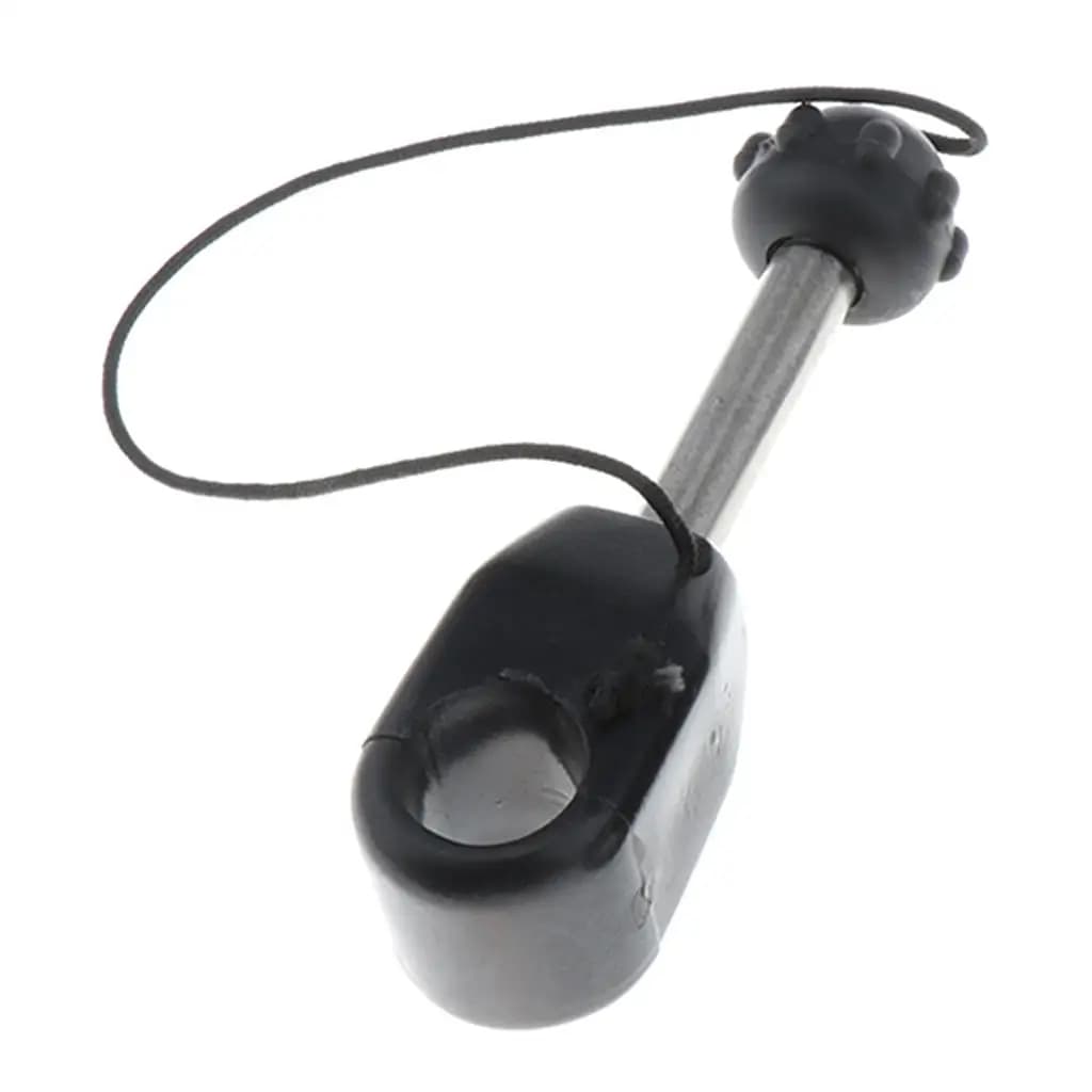 Morsetto a vite a sfera con bloccaggio per pagaia per kayak, supporto per remi in gomma epossidica in PVC, supporto per ancoraggio per zattera gonfiabile pieghevole