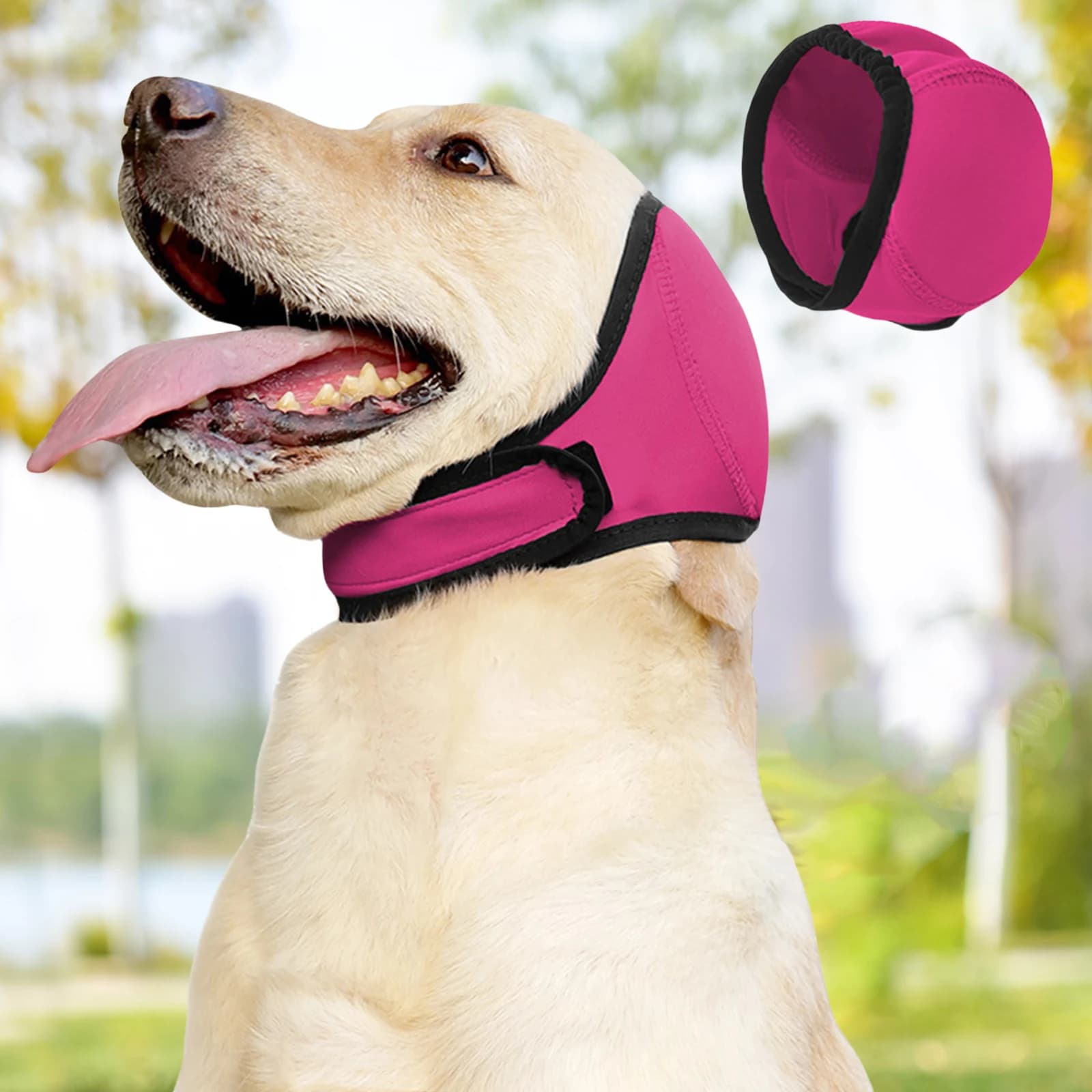 Dog Ear Covers Ear Protector for Bathing Drying Swim& Noise Protection