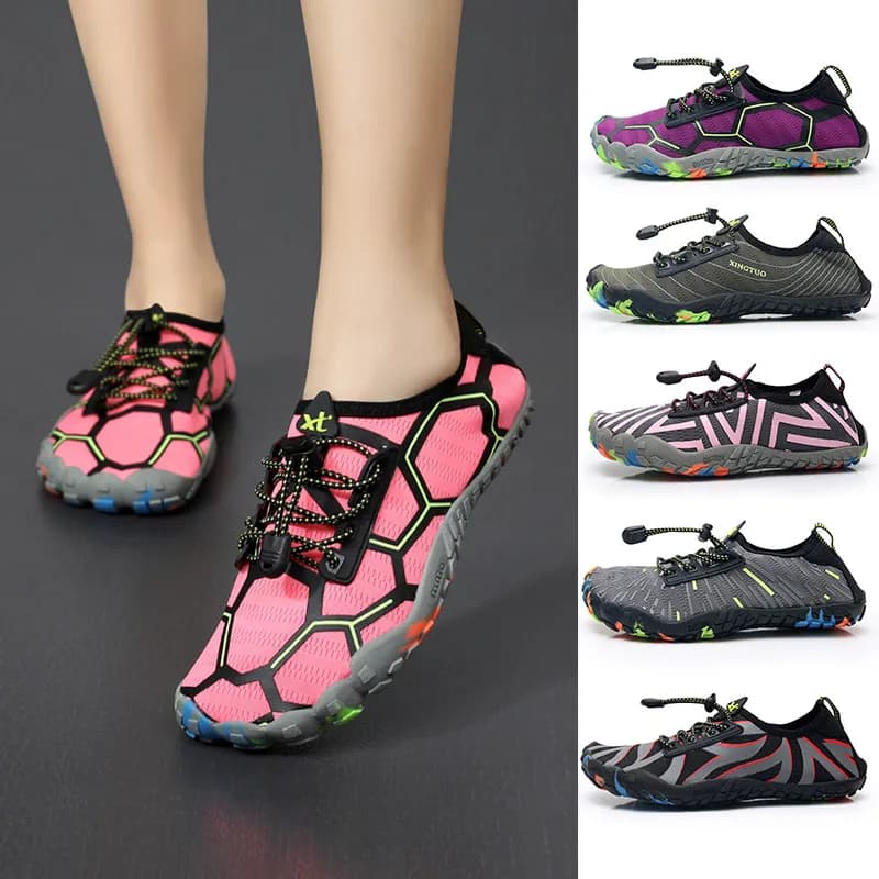 Beach Shoes in Cinque Dita Antiskivolo for Men and Women, Ideal for Snorkeling, Swimming, Running, Seafood Collection, Yoga, for Couples