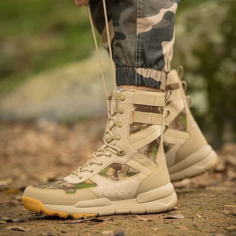 Scarpe Professionali da Trekking per Uomo, Calzature Antiscivolo per Arrampicata in Montagna, Scarpe Resistenti per Escursionismo, Stivali Alti da Montagna per Uomo