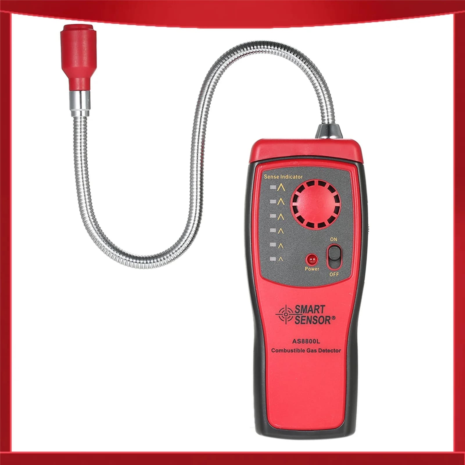 Rilevatore di Gas Combustibile Portatile SMART SENSOR, Nuovo Tester per Localizzare Perdite di Gas