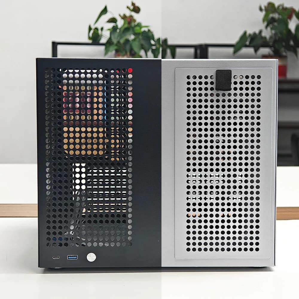 Alimentatore ATX MATX Full Height PCIe Qunhui AIO Storage UNRAID Chassis NAS Sagittarius a 8 Bay con Backplane
