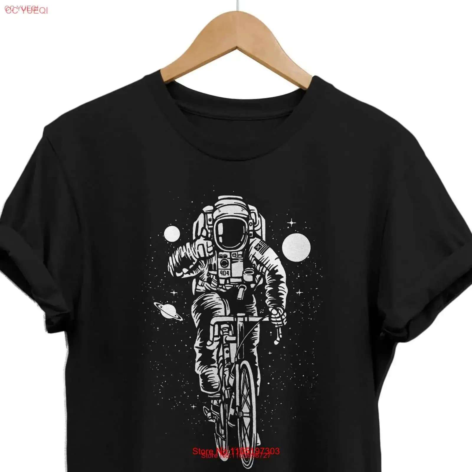 Maglietta da ciclismo astronauta Maglietta estetica Luna top Scienza Pianeti Spazio Galassia Universo abbigliamento Abbigliamento Geek Spazio esterno homme