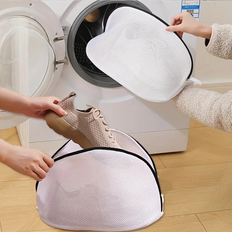 Borse per lavatrice per scarpe, borse per bucato in rete per scarpe, scarpe da ginnastica, scarpe da ginnastica, scarpe da tennis, pantofole, adatte alle taglie da uomo