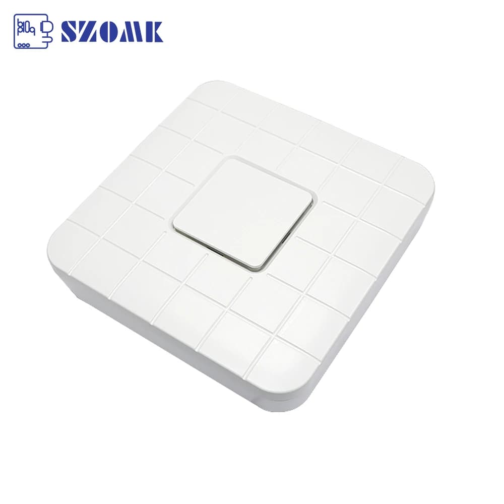 Industrial ABS Plastic Enclosure for Wireless Router Gateway Ceiling AP Gas Detector Smoke Sensor Housing