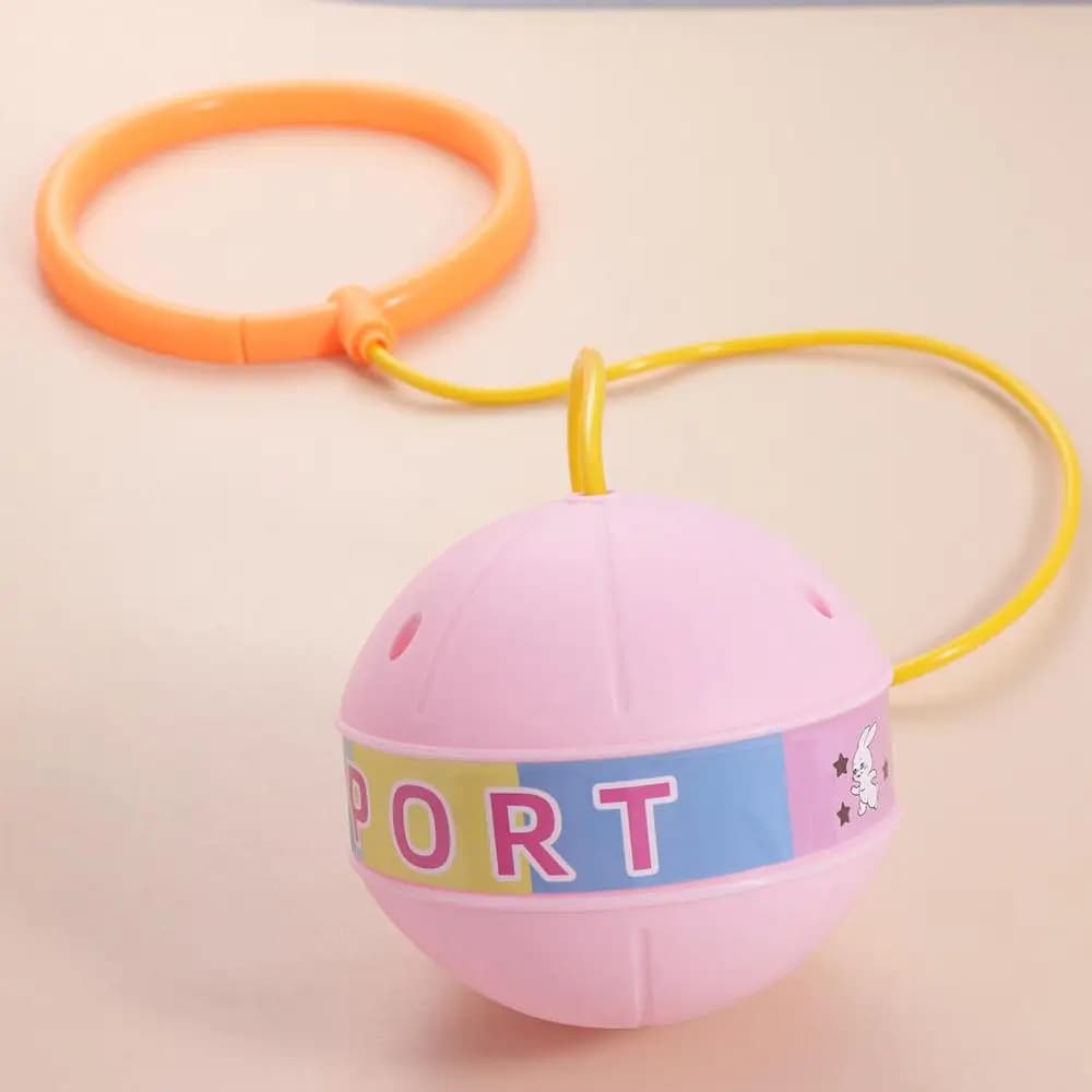 Foot Hoop Ball Luminous Foot Jumping Ball On String Exercise Sports Reaction Training Ball Height Growth Skip Ropes Sports