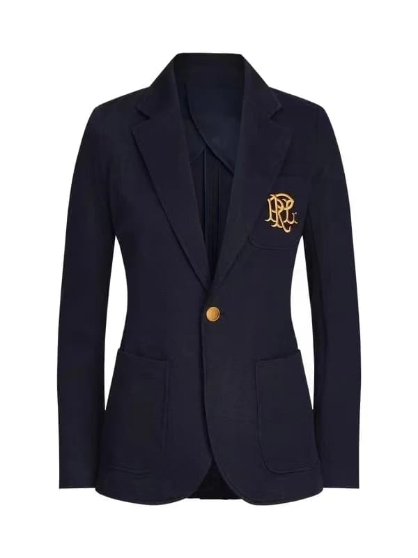 Giacca da Completo Originale Americana Stile College RL, Slim Fit, Doppio Strato, per Tutte le Stagioni, Abbigliamento Business da Donna