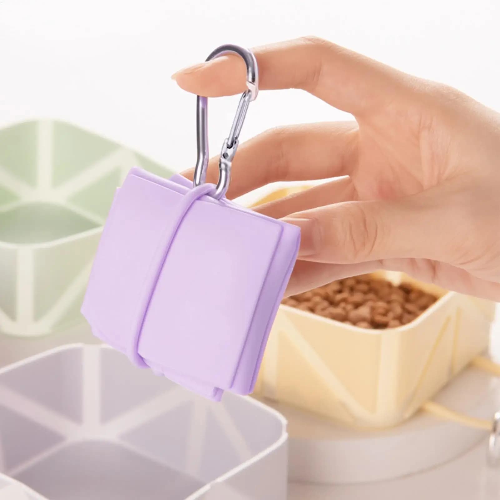 Ciotole per cani da viaggio Alimentatore per alimenti pieghevole per animali domestici 500ml Alimentatore per abbeveratoio per cani per cuccioli Gattino Auto RV Viaggiare Camminare Escursionismo Barca da spiaggia