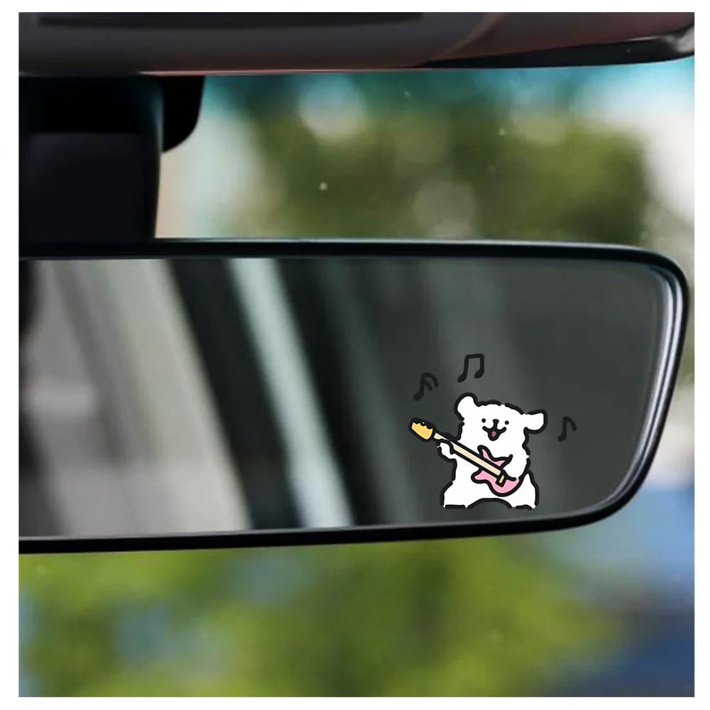 Car Custom Windshield Sticker Cute Line Dog Maltese Vinyl Decal Creative Window Door Hood Decaration Auto Motorcycle Accessories