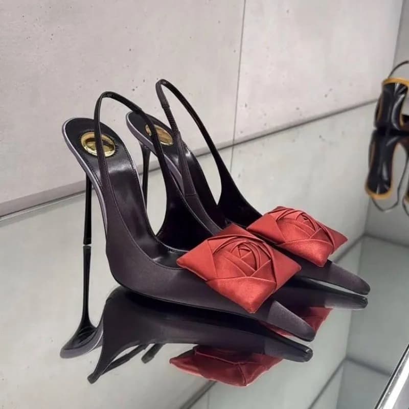Sexy Summer Sandals 2026 New Fashion Round Toe Round Toe Round Toe Black Resistant to wear High Heels