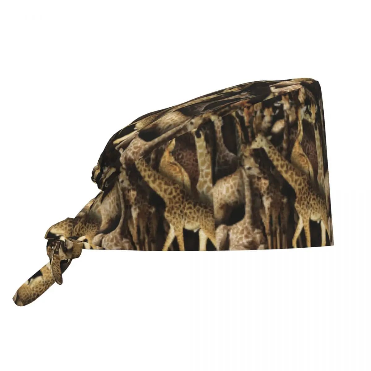 Cappello Chirurgico a Forma di Giraffa, Berretto da Lavoro per Medici, Unisex, Regolabile, per Infermieri e Dentisti