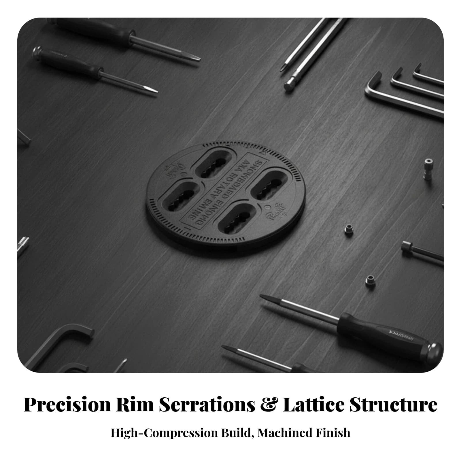 Snowboard Binding Disc Easy Installation Snowboard Binding Mounting Plate Mounting Disc Slim Hardware Lightweight