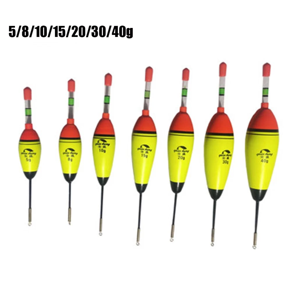 5g 8g 10g 15g 20g 30g 40g Bobber luminoso Bastone luminoso Schiuma Eva Pesca Notte Galleggiante Palla Boia
