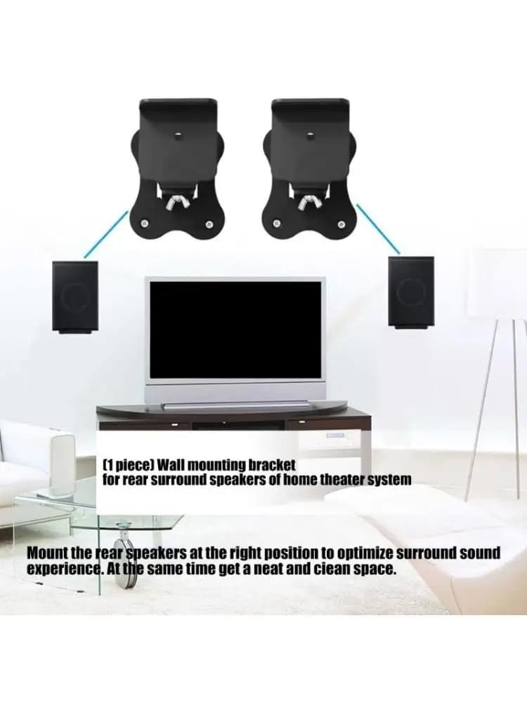 Supporto da parete regolabile in metallo 31BA per altoparlanti surround posteriori HW-Q990F Angolo regolabile