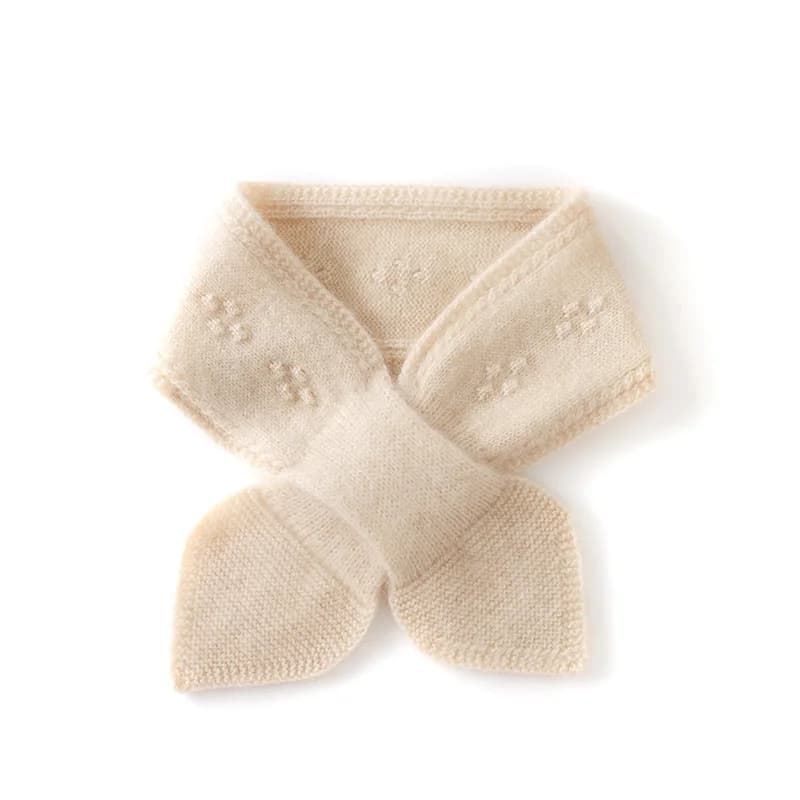 100% pure cashmere scarf women's winter high-end cross scarf neck set short warm neck collar