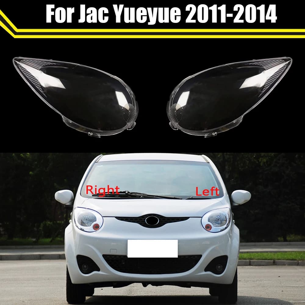 Auto Faro Ombra Per Jac Yueyue 2011-2014 Faro Testa di Vetro Della Lampada Borsette Paralume Tappi Copriobiettivo Coprilampada Trasparente