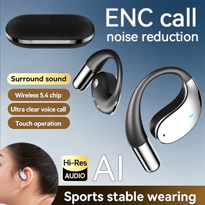 Auricolari Smart AI 3-in-1 per Traduzione in Tempo Reale in 144 Lingue, Cuffie HiFi Intelligenti per Android iOS 2026