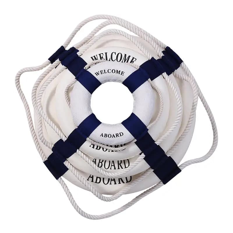 Nautical Fishing Net Wall Hanging Ornament Marine Craft Prop For Home Room Garden Studio Layout Ocean‑Style Decoration Accessory