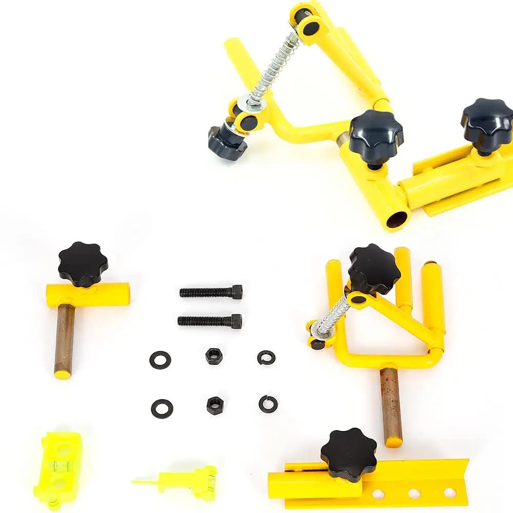 Set combinato di livellamento per morsa per arco parallelo per tiro con l'arco e set combinato di livellamento per corda per arco, strumento per bersaglio per arco composito in metallo regolabile universale da caccia