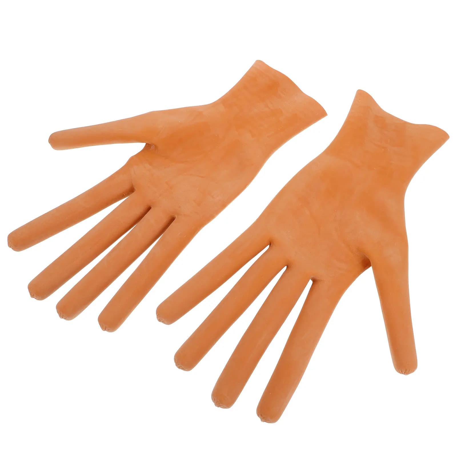 1 Paio di Guanti a Forma di Salsiccia, Accessorio per Costume di Halloween, Articoli Spaventosi per Feste, Guanti in Lattice per Cosplay, Accessori per Costume di Halloween