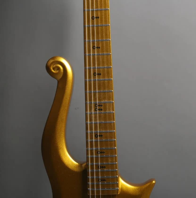 Nuova chitarra Prince Gold Top Arrows Hardware dorato