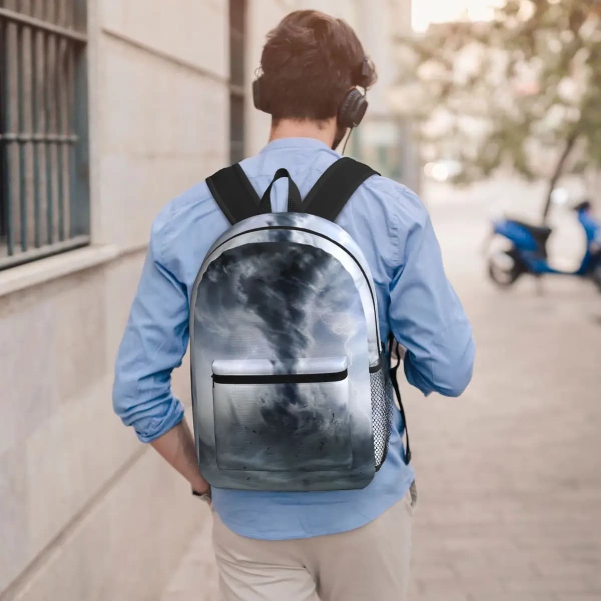 Zaino Fantasy World Tornado Apocalypse, borsa per libri per studenti, borsa da scuola per bambini, borse a tracolla per computer per uomo e donna