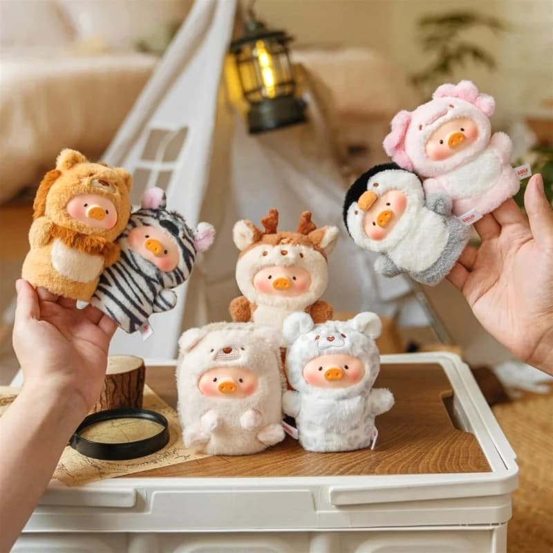 Lulu The Piggy ANIMAL PARTY 2 CUTEST BUTLER Series Blind Box Kawaii Anime Figure Surprise Bag Pendant Vinyl Keychain Toys Gift