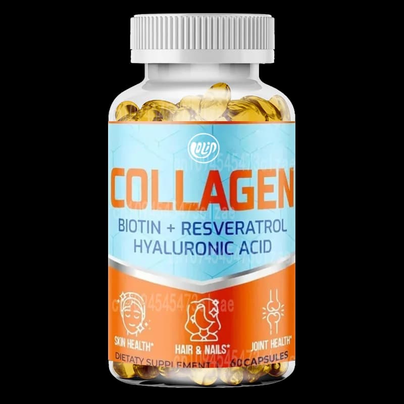 With hyaluronic acid, resveratrol, biotin, vitamin C - Advanced formula 8 in 1 for skin, hair, nails and joint support
