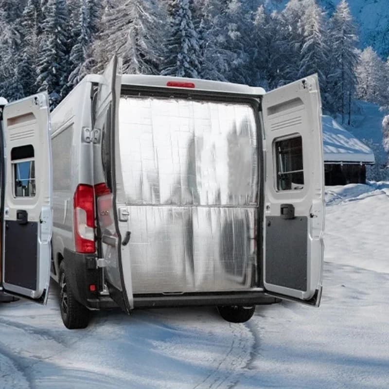 RV Tailgate Insulation Curtain for Fiat Ducato X250/X290 Peugeot Boxer Citroen Relay Camper Van Rear Door Draft Stopper Curtain