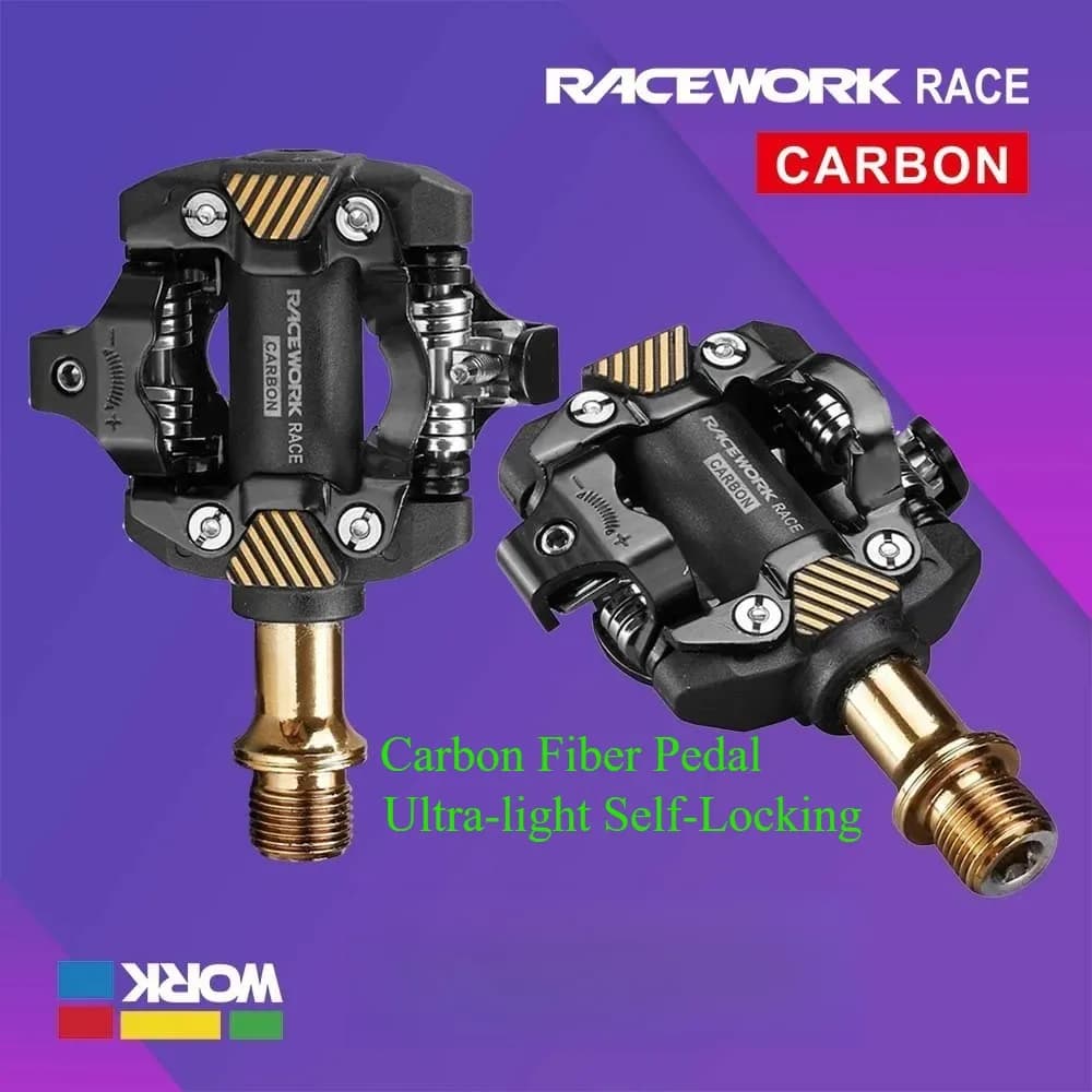 RACEWORK X-M8100 Pedal bike MTB ultralight self-locking bike pedals with Spd DU bearing