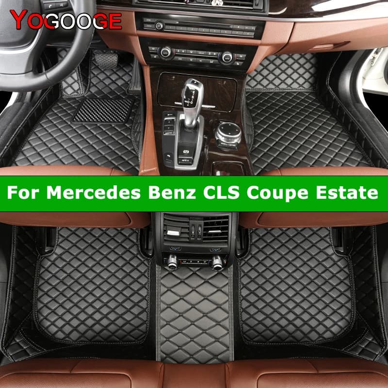 YOGOOGE Custom Car Mats for Mercedes Benz CLS Coupe C218 C219 C257 Shooting Brake X218 Carpet Accessories