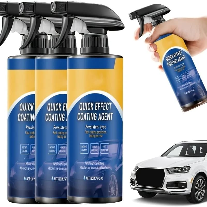 Flash sale Car Coating Spray, Quick Effect Coating Agent, 2025 New Quickly Coat Car Wax, Car Scratch Wax Polish Spray Waterless Wash