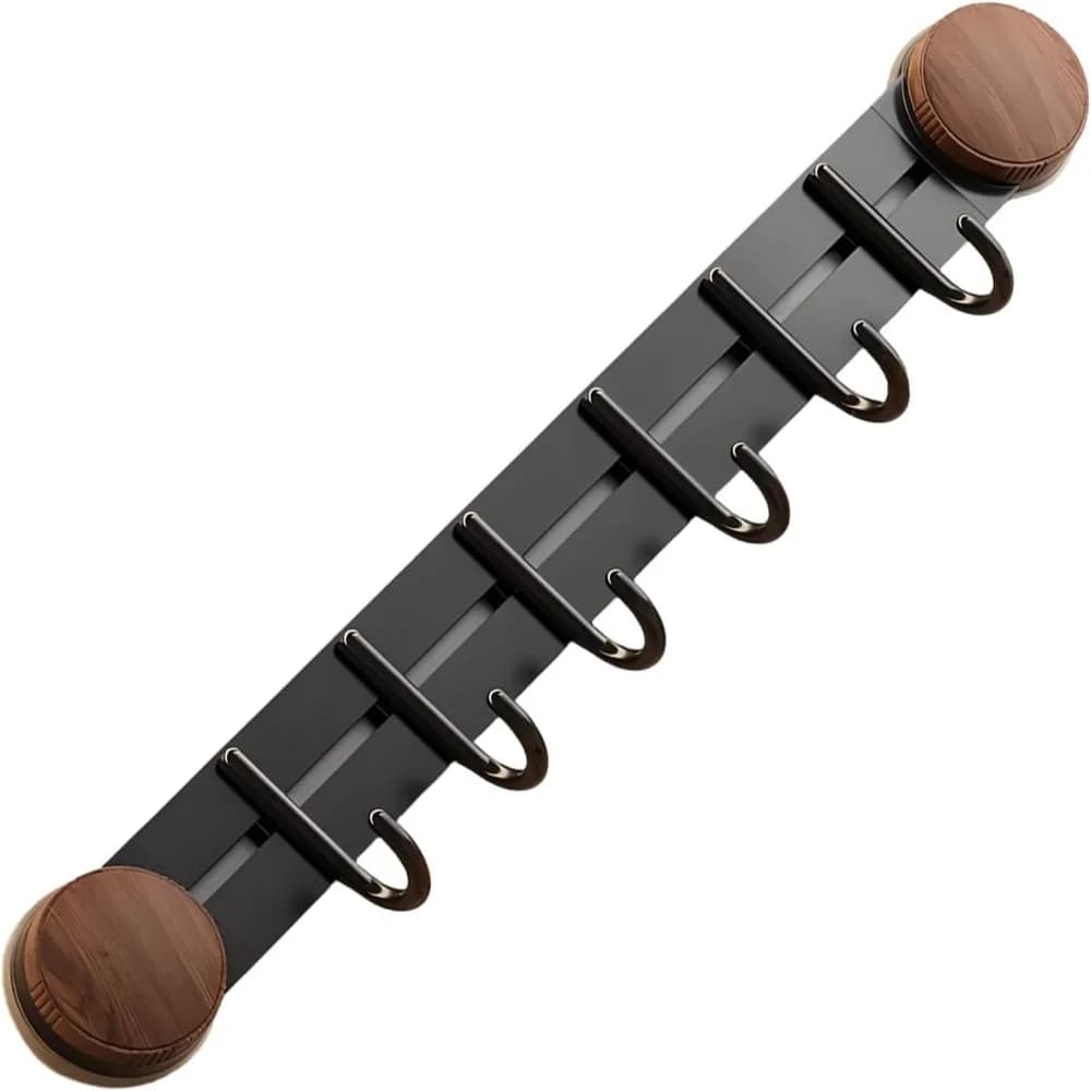 No-Drill Suction Cup Hook Movable Hook No Trace Kitchen Storage Rack Strong Hanging Wall Mounted Utensil Storage Rack Bathroom