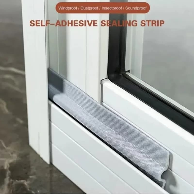 Striscia Sigillante per Porte e Finestre, Nastro Adesivo Impermeabile Antipolvere, Isolante per Insetti, Rumore e Vento