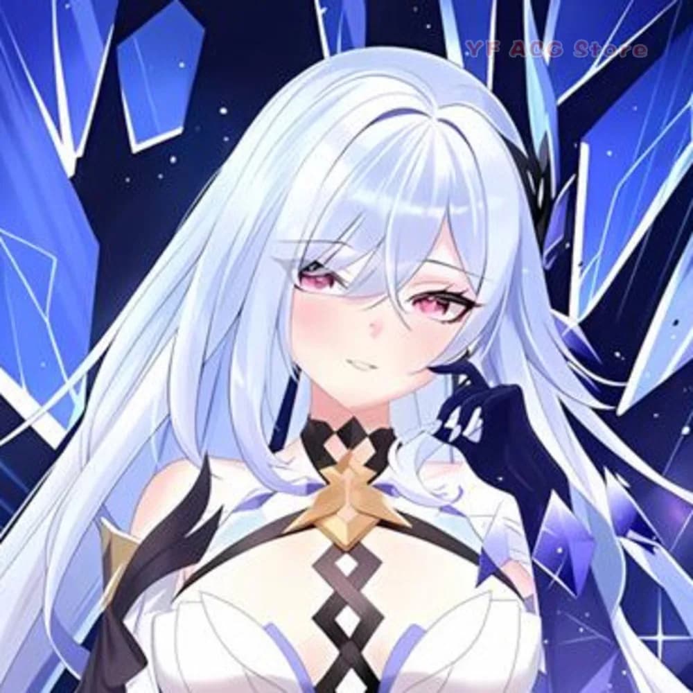 Genshin Impact Skirk Anime Dakimakura Federa per cuscino con stampa fronte-retro, regalo da collezione per Otaku