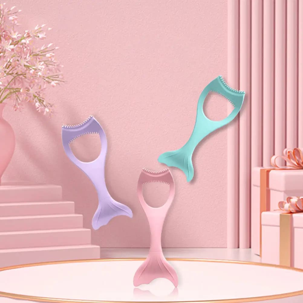 2 Silicone Applied Parts for Eyeliner and Mascara, Easy to Use Makeup Tools for Women