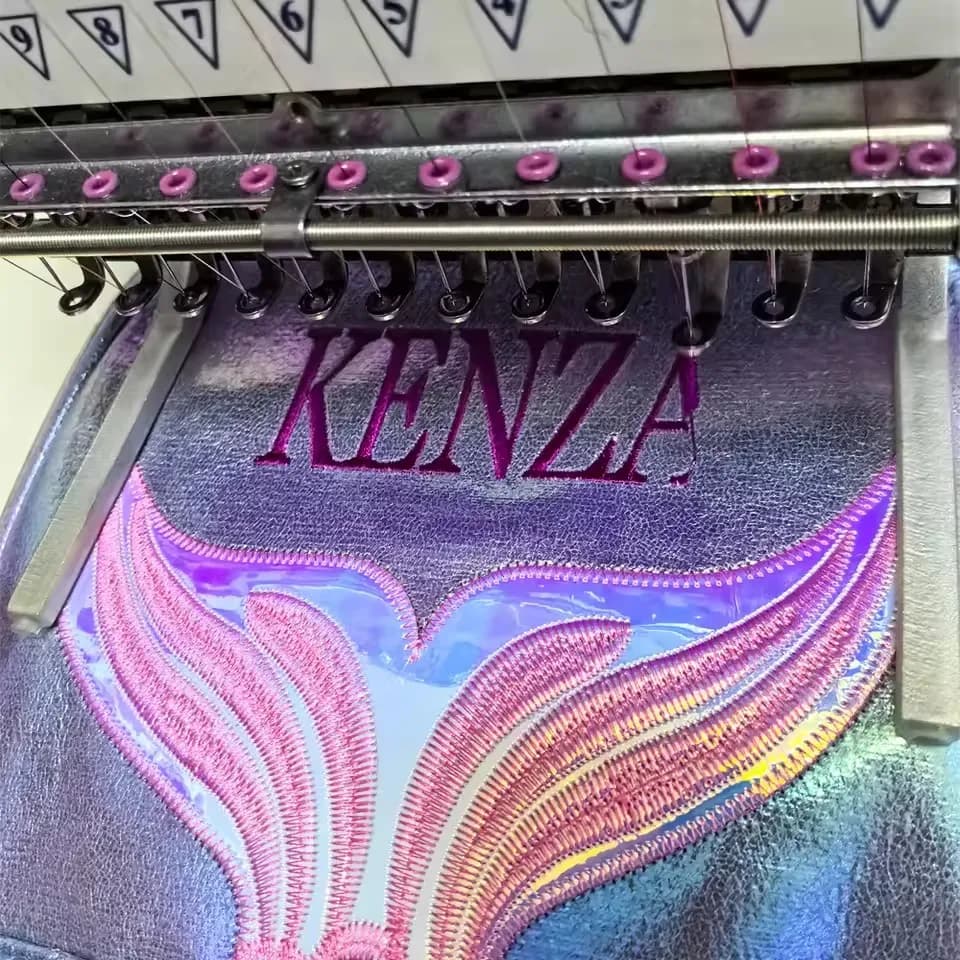 Girl's Cute Mermaid School Bag Personalized Name Mermaid Travelling Snack Backpack Embroidered Name Kids Gift Bag