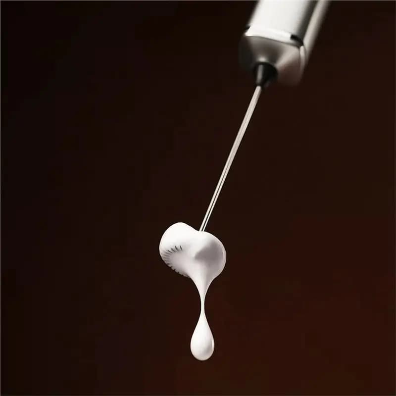 B15C MHW-3BOMBER Electric Milk Frother Dual Whisk Heads Handheld Foam Maker Rechargeable Coffee Latte Cappuccino Mixer