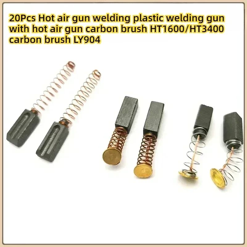 2PCS/10PCS/20PCS pistola ad aria calda per saldatura pistola per saldatura in plastica con pistola ad aria calda spazzola di carbone HT1600/HT3400 spazzola di carbone LY904