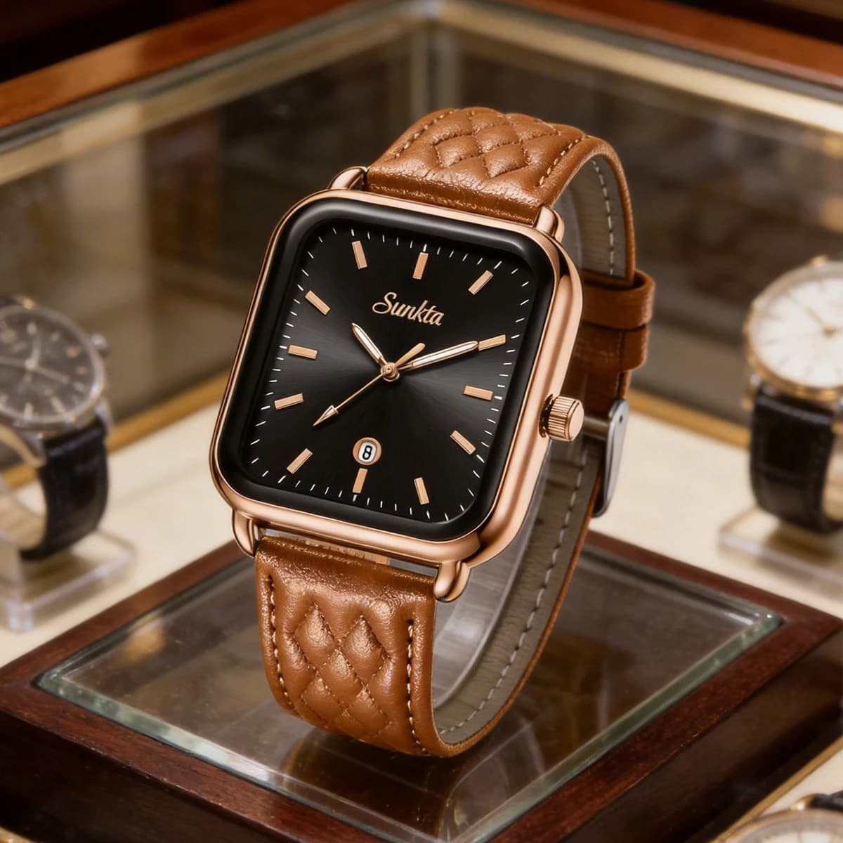Orologi da donna LIGE, orologio al quarzo quadrato alla moda, cinturino in pelle casual, orologio da polso da donna, idea regalo, Reloj Mujer, reloj
