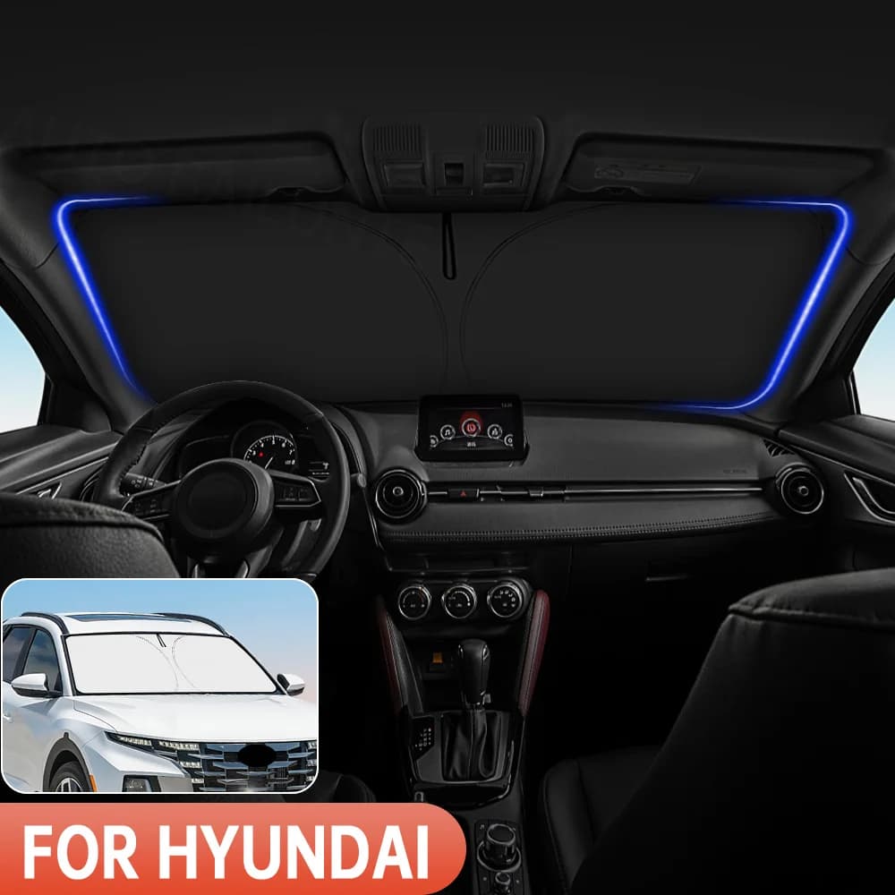 Parasole per parabrezza per Hyundai Sonata 2015-2019, protezione UV per il finestrino anteriore, visiera parasole, accessorio per interni auto
