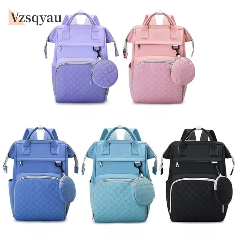 Borsa da viaggio multifunzione impermeabile con fasciatoio Cinghie per passeggino Grande per borsa per pannolini per mamma Zaino Articoli essenziali per bambini